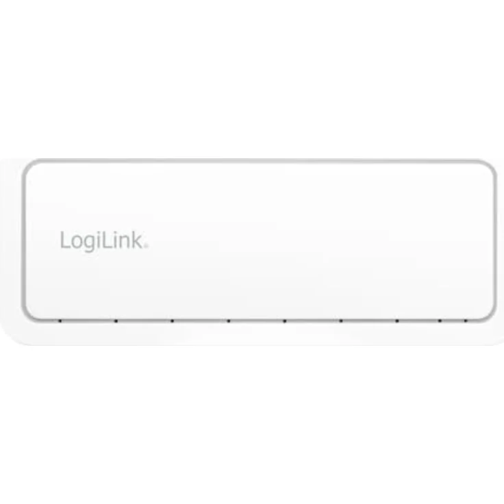 LogiLink Professional 8-Port Gigabit Desktop Netzwerk Switch, ideal für hohen Datentransfer ohne Verzögerung, lüfterloses Design, schwarz – Bild 4