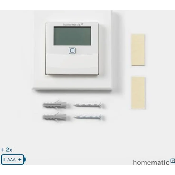 Homematic IP Temperatur- und Luftfeuchtigkeitssensor mit Display – innen (HmIP-STHD) – Bild 6