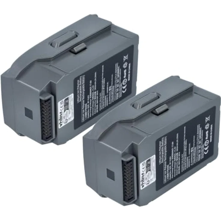 vhbw Ersatzakku für DJI CP.MA.00000038.01/76573, FB2-3850, Li-Polymer 3600 mAh (15,4 V), 2er Pack, dunkelgrau – Bild 1