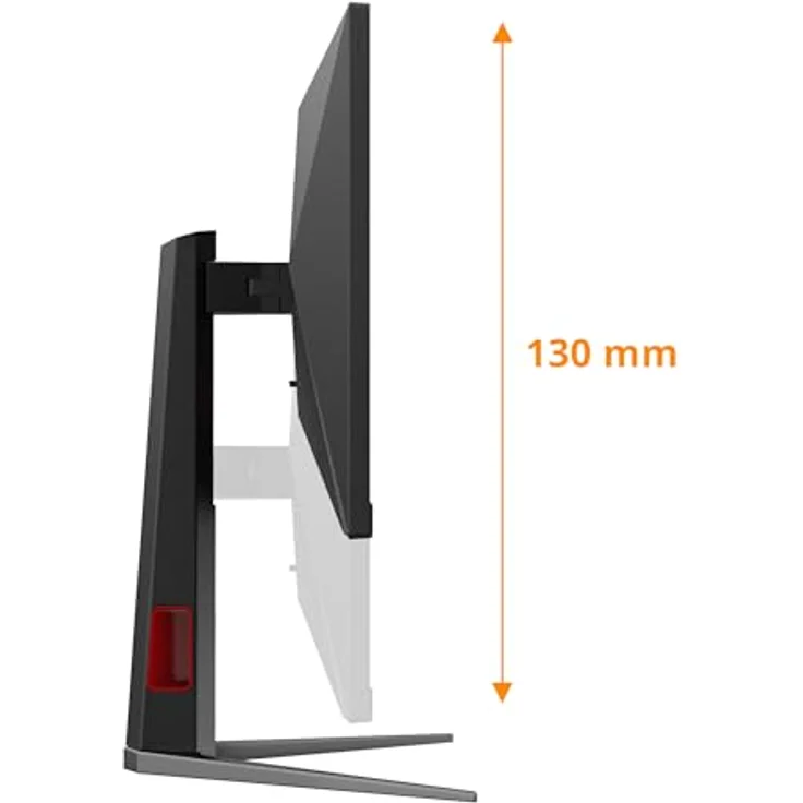 AOC Gaming 24G4HA, 24 Zoll Full HD Monitor mit 200 Hz, 1 ms Reaktionszeit, G-Sync kompatibel, HDR10, schwarz-rot – Bild 5