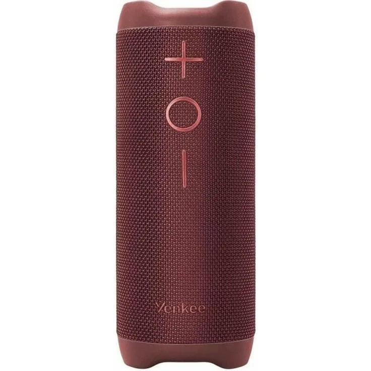 Yenkee ELEMENT VIENTO YSP 40RD, Tragbarer Bluetooth-Lautsprecher mit Wasserfestem Design und Klarer Klangqualität, Rot