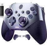 EasySMX X10 PC Controller, Bluetooth Controller mit Hall Triggers, Joysticks und 40 Stunden Batterielaufzeit, lila