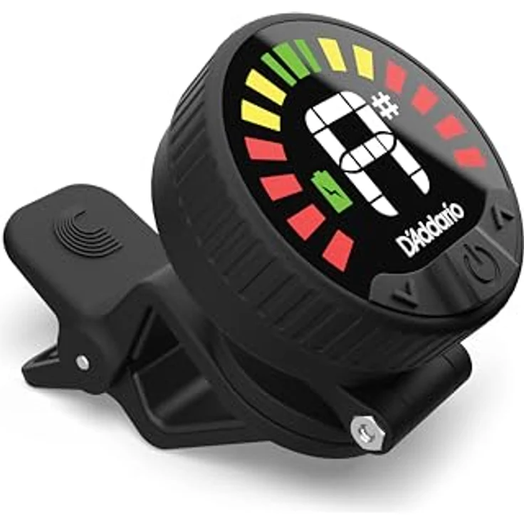 D'Addario Orchestral Nexxus 360 wiederaufladbarer Cello- und Bass-Tuner – Ansteckbarer Tuner für Cello und Bass – Automatische Abschaltung – Einstellbarer Vollfarb-LED-Bildschirm – Bild 5