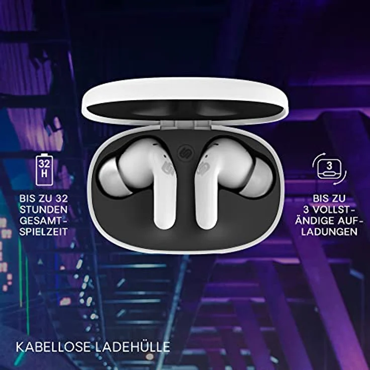 Urbanista Seoul In-Ear-Kopfhörer, True Wireless, IPX4, weiß – Bild 6