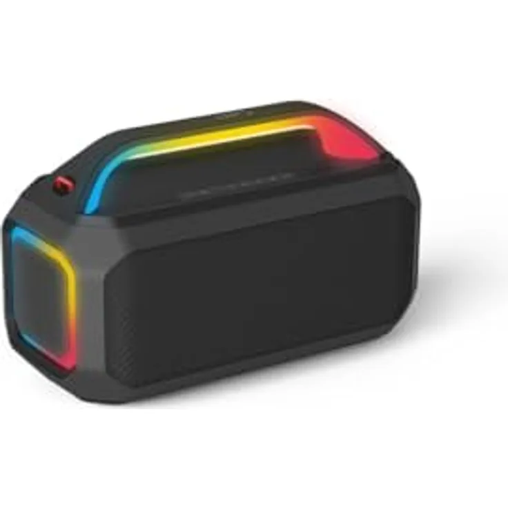 Philips TAS7000EB, Kabelloser Bluetooth-Lautsprecher mit 100 W, Bass+, LED-Lichtshow, IP67, 24 Std. Wiedergabe, Powerbank, Mikrofoneingang – Schwarz