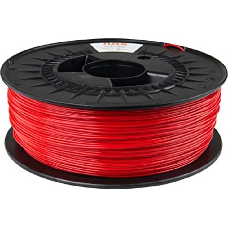 NuNus PETG Filament 1,75mm, Lebensmittelecht, hohe Festigkeit, feurig rot, Made in Europe