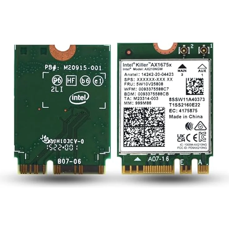 Intel NIC WI-FI 6E AX210 1675 2x2 NovPro, grün, AX210.NGWG.NVX – Bild 2