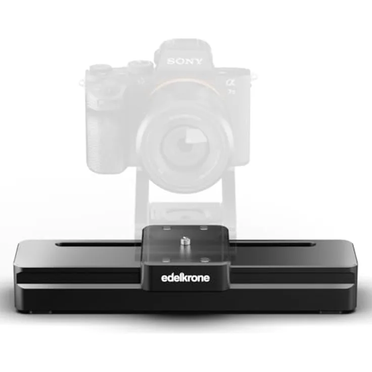 edelkrone SliderONE v3, motorisierter Kameraschlitten mit SteadyMOVE® Dämpfungstechnologie, Tragbar, 15 cm, für reibungslose Kamera-Bewegungen