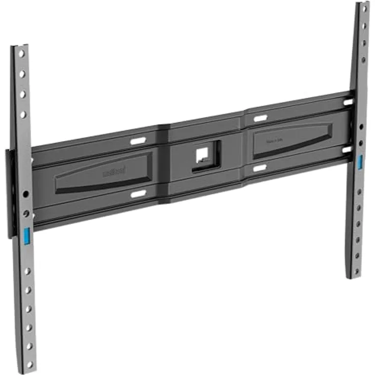 Meliconi Slimstyle Plus 600 S, Feste TV-Wandhalterung, für 50-86 Zoll TVs, Vesa 300-400-600, hergestellt in Italien, weiß