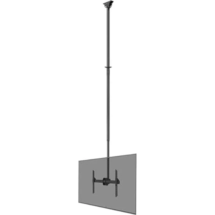 Neomounts DEH 37"-70" 1TFT 1Gelenk H:250-300cm Max.50 TV-Wandhalterung, schwenkbar, universell für 37-70 Zoll Bildschirme, stabil in Metallkonstruktion, schwarz – Bild 1
