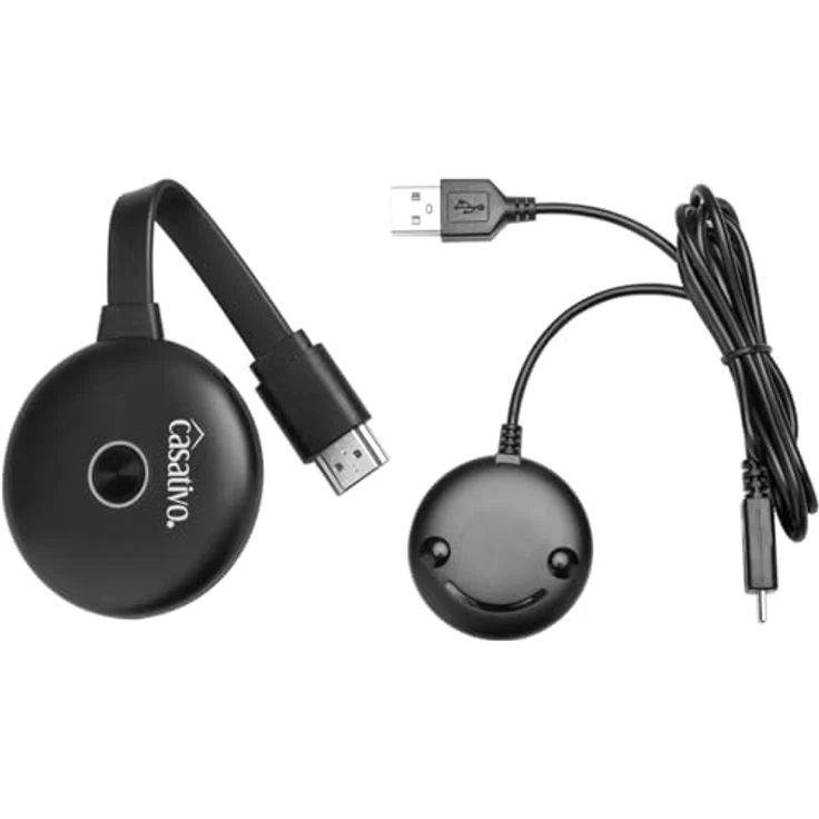 Casativo Streaming-Stick 4K Ultra HDMI, WLAN-Empfänger mit Miracast, AirPlay & DLNA, ideal für Gaming & große Beamer-Leinwände – Bild 3