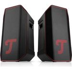 Teufel ROCKSTER AIR 2 Stereo-Set Bluetooth Lautsprecher Speaker der Spitzenklasse Akkulaufzeit bis 58 Stunden - Schwarz