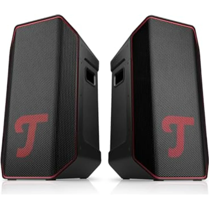 Teufel ROCKSTER AIR 2 Stereo-Set Bluetooth Lautsprecher Speaker der Spitzenklasse Akkulaufzeit bis 58 Stunden - Schwarz – Bild 1