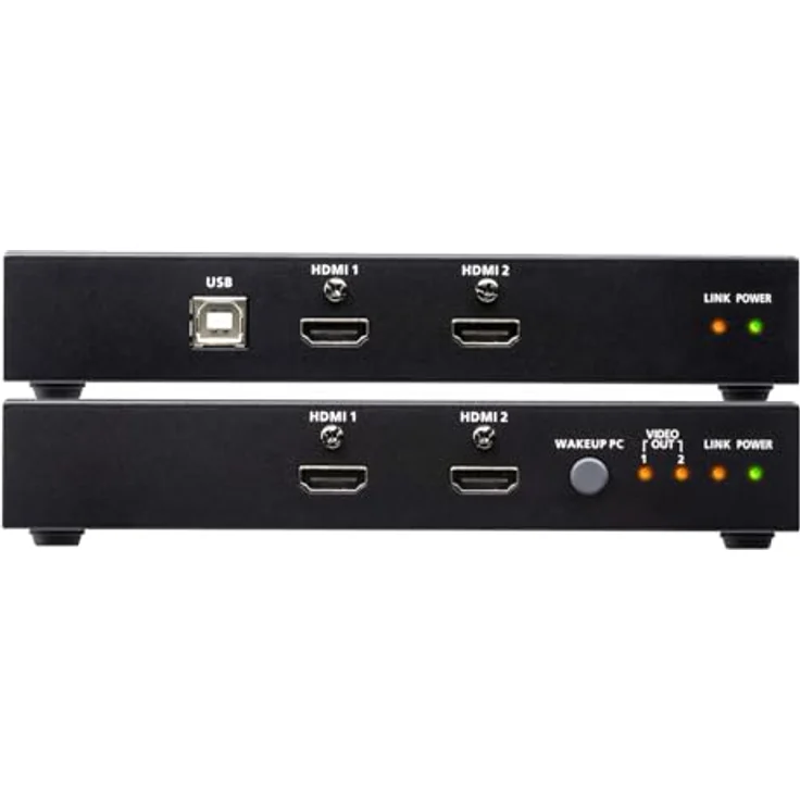 ATEN CE824 USB-HDMI-Dual-View-HDBase 2.0-KVM-Extender, bis 150 m Reichweite, HDMI bis 4K bei 30 Hz, ideal für Kontrollzentren – Bild 3