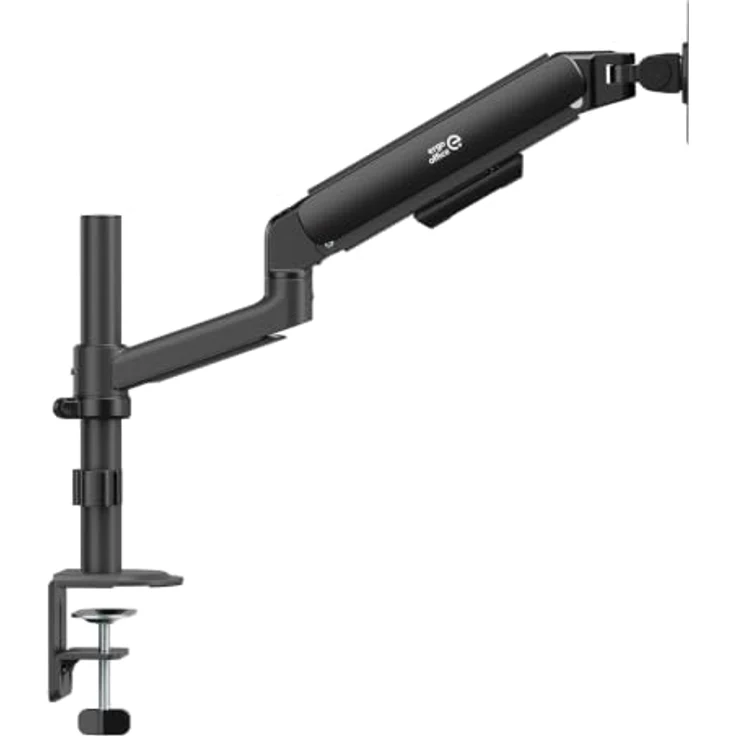 Ergo Office Monitor-Halterung ER-691, Gasfeder für 17–32 Zoll Monitore, stufenlos höhenverstellbar, Tragkraft bis 10 kg, VESA 100×100 – Bild 2