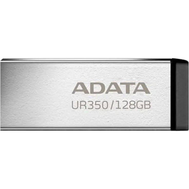 ADATA UR350, USB-Stick 128 GB, USB-A 3.2 Gen 1 (5 Gbit/s), metallisches Design, kappenlos, wasser- und stoßfest – Bild 3