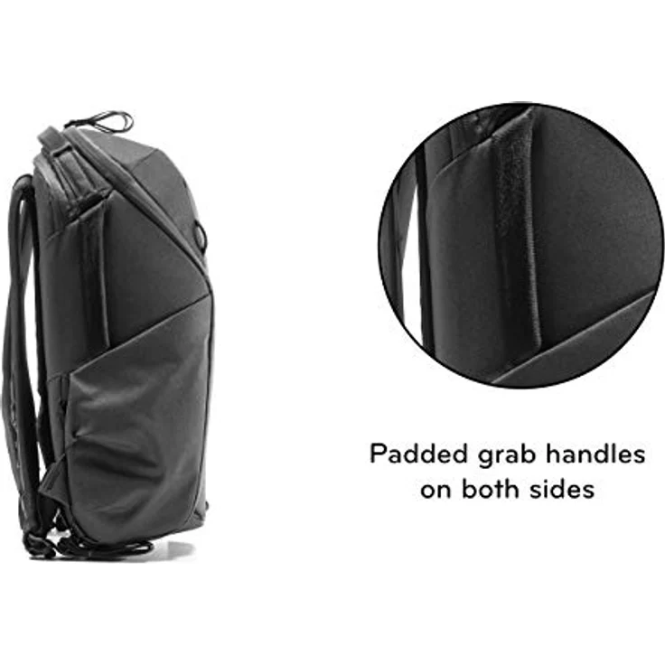 Peak Design Everyday Rucksack mit Reißverschluss, 15 l, schwarz (Schwarz) - BEDBZ-15-BK-2 – Bild 5