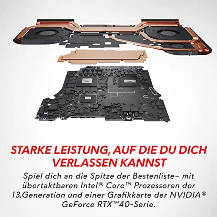 Alienware m18 Gaming Laptop | 13th Gen Intel Core i9 13900HX Prozessor | 18'' FHD+ 480Hz 3ms Display | 32GB DDR5 4800MHz | 1TB NVMe SSD | NVIDIA RTX 4080 12GB GDDR6 | Windows 11 Home | QWERTZ |Schwarz – Bild 3