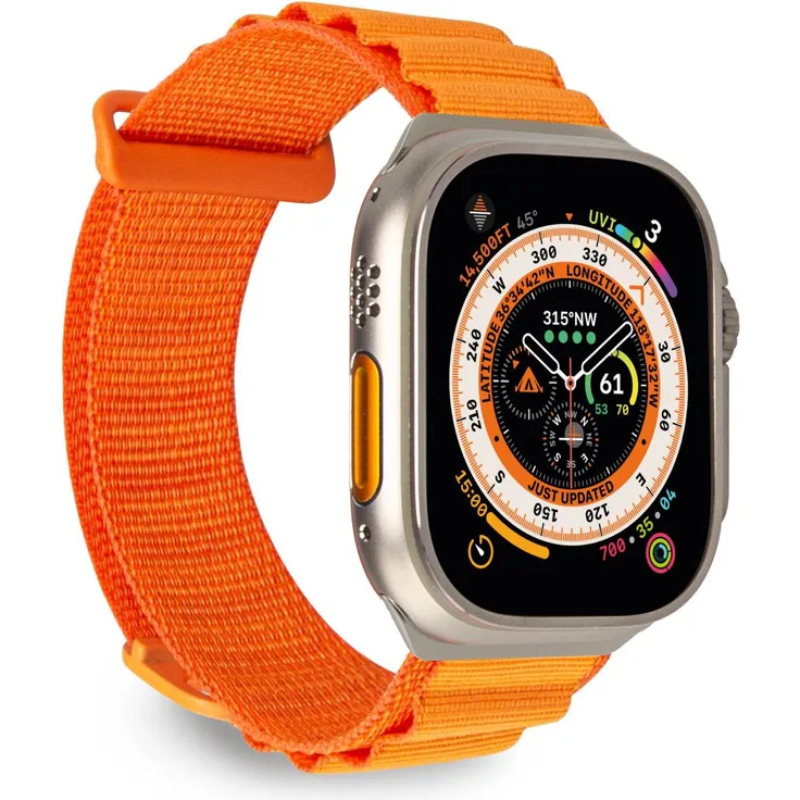 Puro PUAW44EXTREMEORA (Nylon), Uhrenarmband in Orange