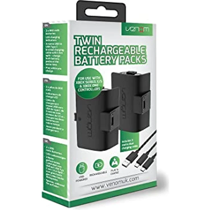 VENOM Xbox Series X Twin Battery Pack + 3 Meter Kabel – Bild 6