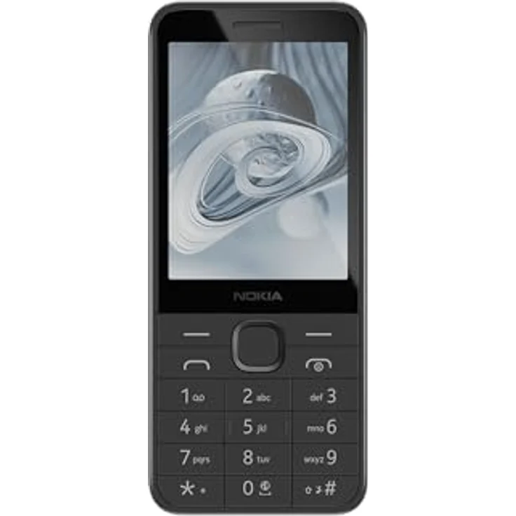 Nokia Mobiltelefon 215 4G (2,8", 128 MB) Black - Zeitloses Design mit Snake und langlebigem Akku – Bild 1