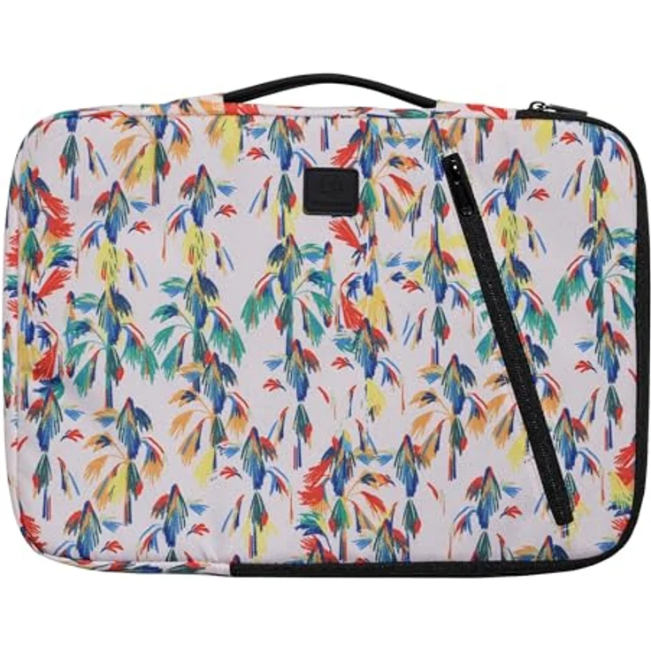 Exacompta Laptophülle 16", Notebooktasche aus recyceltem Polyester, wasserabweisend, Weiß – Bild 1