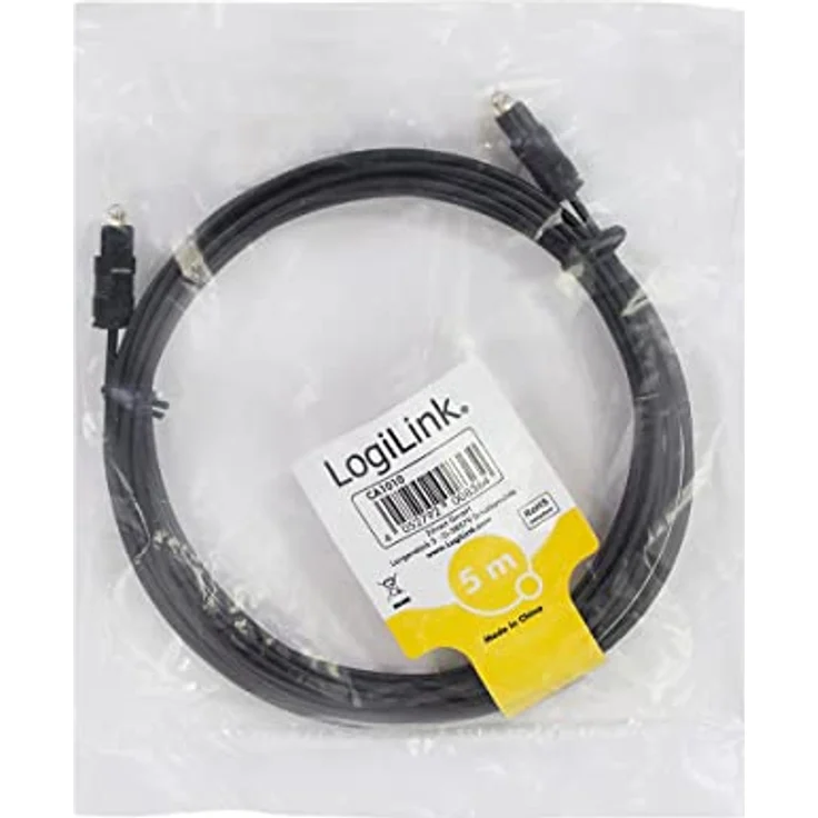 LogiLink Toslink Kabel - bietet beste Tonqulität für Ihre Soundbar, das Heimkino, HiFi Anlage, Spielkonsole, etc. in 5,0 m – Bild 5