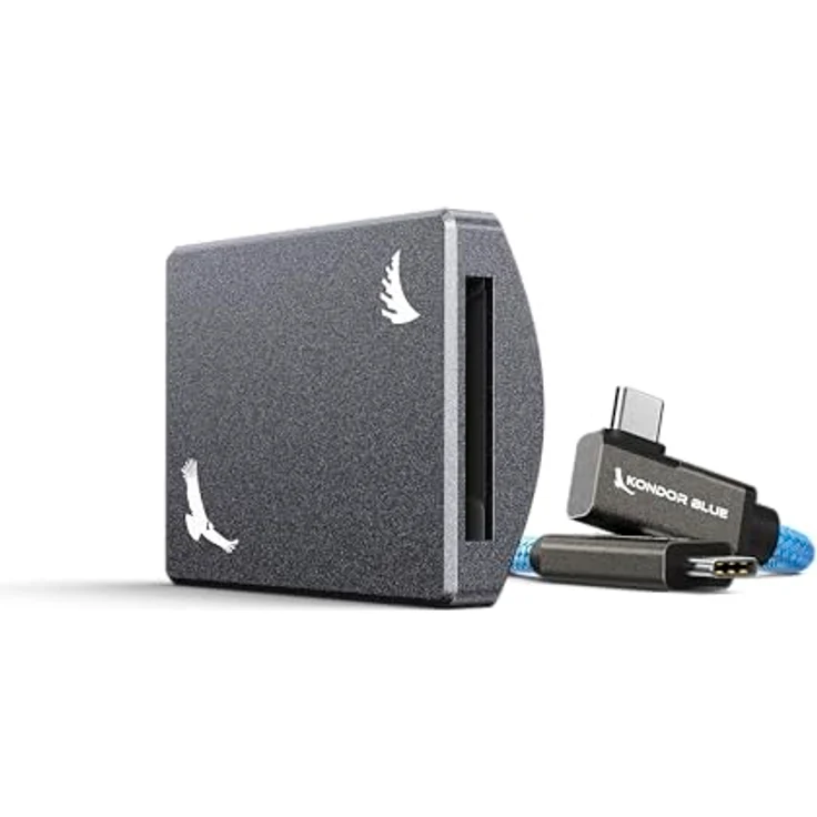Angelbird CFexpress B Recording Module, Kartenlesegerät mit USB-C 3.2 Gen 2x2, Space Gray, stoß- und temperaturbeständig – Bild 2