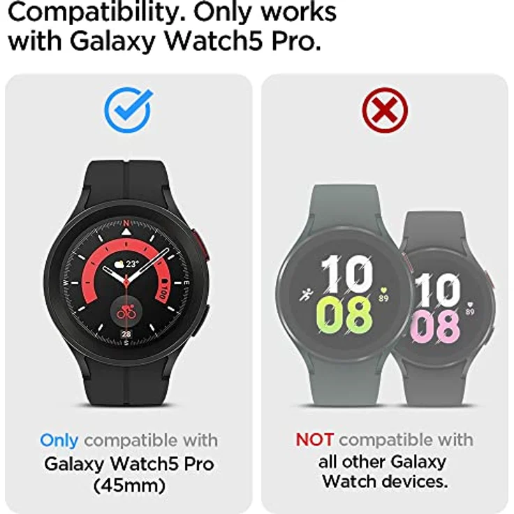 Spigen RUGGED ARMOR PRO Watch -UHR 5 PRO (45 MM) SCHWARZ – Bild 3