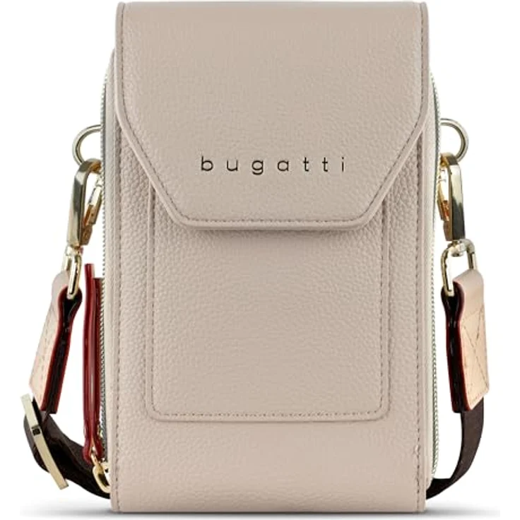 bugatti Ella Handytasche, 11 cm, beige, 100% Polyester – Bild 1