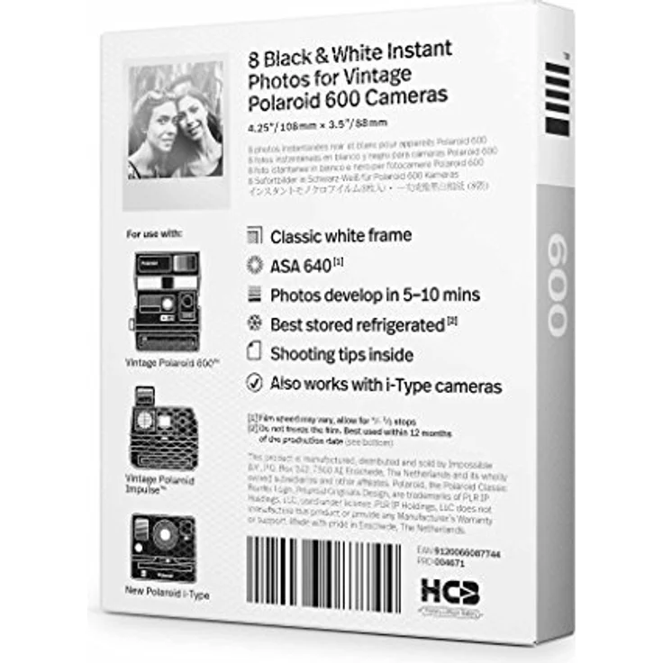 Sofortbildfilm s/w 600 – Bild 2