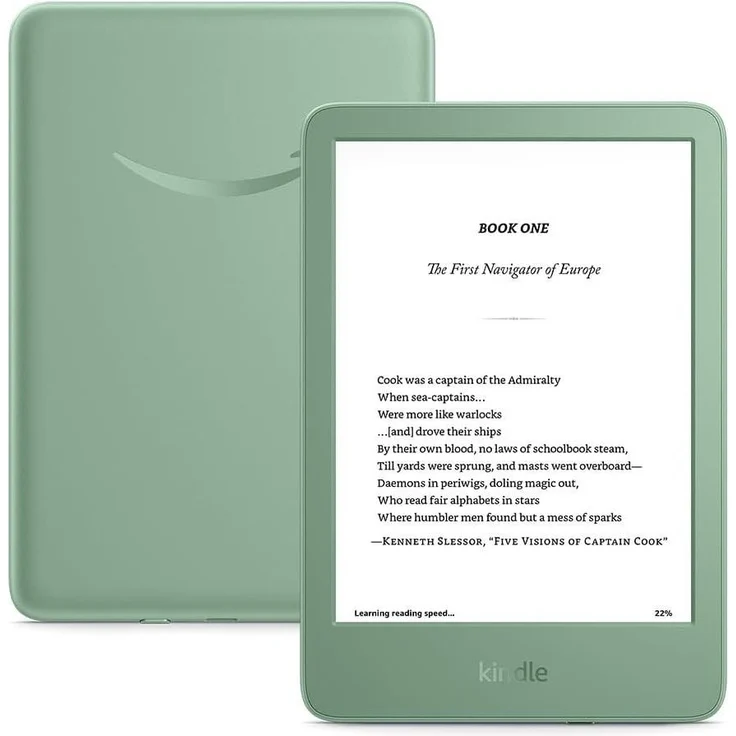 Amazon Kindle 2024 (11. Gen), E-Book-Reader mit 16 GB Speicher, 6" Display, Matchagrün