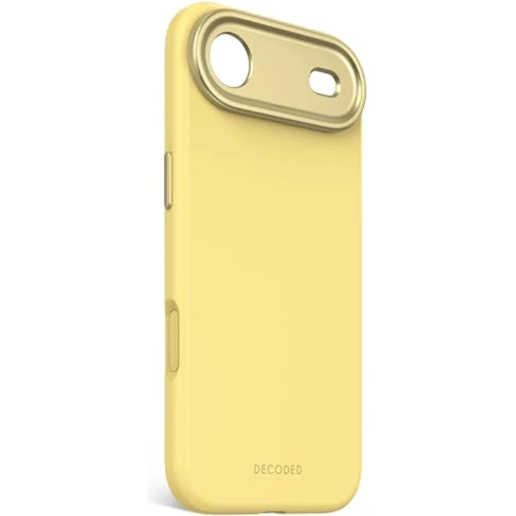 Decoded Hülle MagSafe iPhone Air Silikon, antimikrobielle Schutzhülle in Yuma Yellow mit kabelloser Ladefunktion – Bild 2
