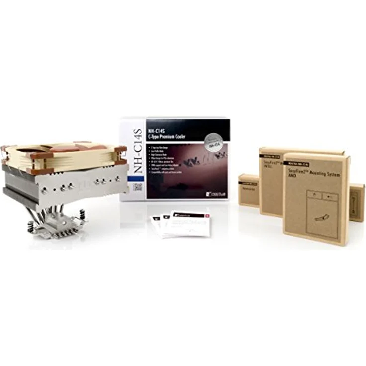 Noctua NH-CS14 - Prozessorkühler - (LGA1156 Socket, Socket AM2, Socket AM2+, Socket AM3, LGA1155 Socket, Socket AM3+, LGA2011 Socket, Socket FM1, Socket FM2, LGA1150 Socket, Socket FM2+, LGA2011-3 Socket) - 140 mm (NH-C14S) - Preisvergleich – Bild 4