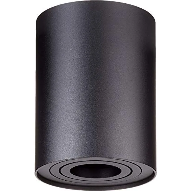 Trio Leuchten Deckenleuchte Cookie 612900132, Metall Schwarz matt, schwenkbar