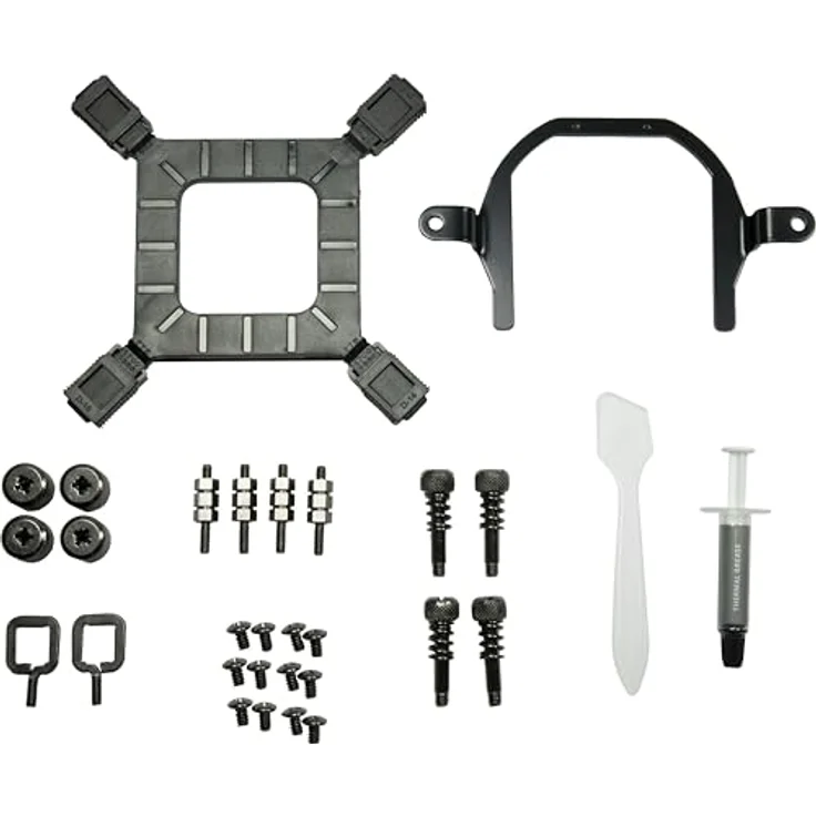 Inter-Tech inter tech 360mm AIO Wasserkühlung mit Doppelkammer-Pumpe und Wärmeleitplatte aus Kupfer, für AMD Sockel AM3/ AM4/ AM5 und Intel Sockel 775/ 115x/ 1200/ 1366/ 1700/ 1800, bis zu 300 Watt – Bild 4