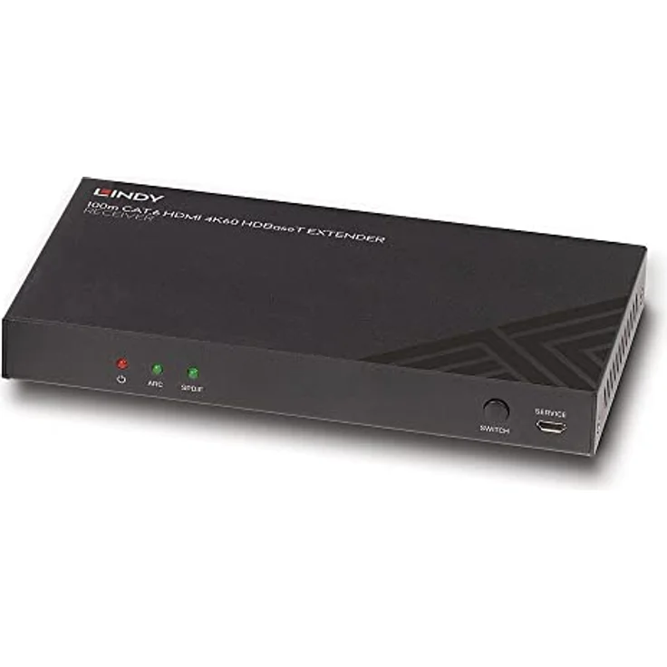 Lindy 38342 HDMI HDBaseT Receiver, KVM Switch mit 4K Auflösung, 100 m Übertragungsstrecke, Schwarz – Bild 4
