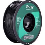 eSUN PLAPlus Filament schwarz, 1 kg, PLA+175B1A, hervorragende Schichtverklebung, vakuumiert mit Trockenmittel
