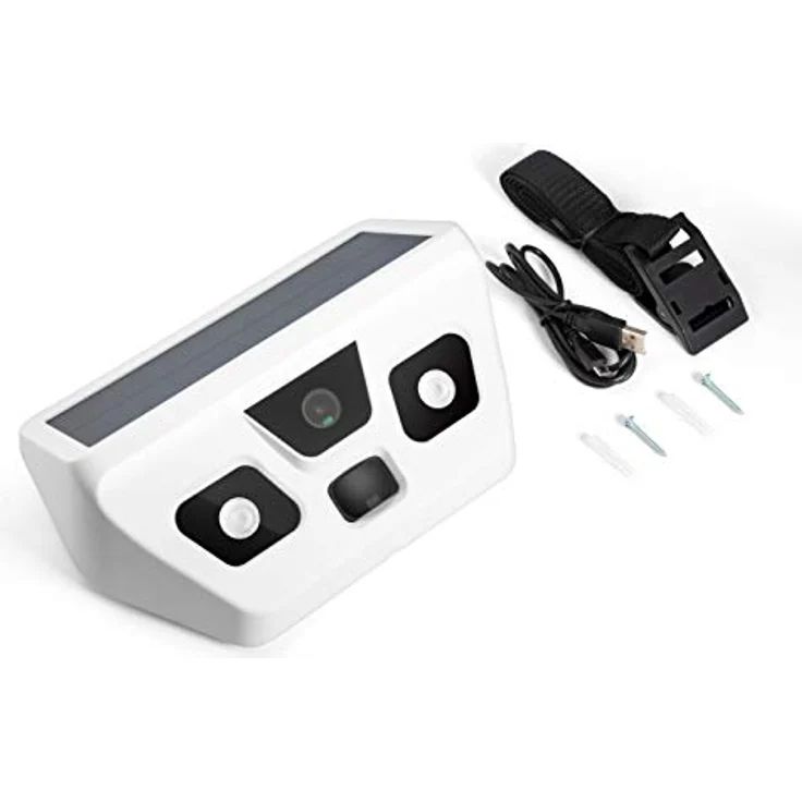 Technaxx Smart Home Kamera FullHD Solar Aussenkamera mit LED-Licht (Aufnahme auf Speicherkarte, mit Bewegungsmelder, mit Solarmodul) in Schwarz – Bild 5