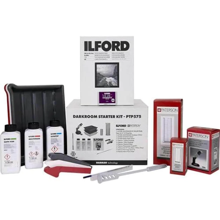 ILFORD & Paterson Darkroom Starter Kit, Fotostudio-Equipment für analoge Fotografie – Bild 1
