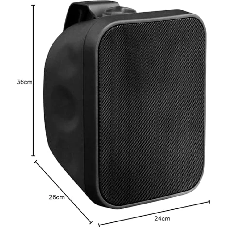 Pronomic OLS-5 BK DJ PA Outdoor-Lautsprecher für Garten, Terrasse, Restaurant (80 Watt, Schutzart IP56, 8 Ohm, 5,25'' Woofer) schwarz Außenlautsprecher - 60 Watt - schwarz – Bild 10