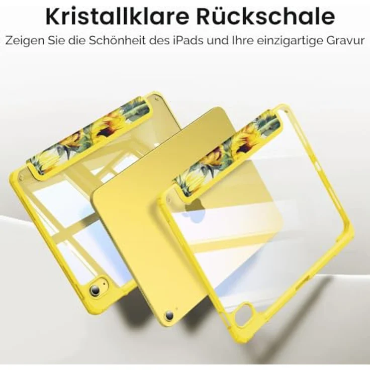 Fintie Hybrid Hülle für iPad (A16) 11/10 Generation (2025/2022, 11/10.9") mit integrierter Stifthalterfunktion, stoßfester TPU-Konstruktion und Auto Schlaf/Wach Funktion – Bild 4