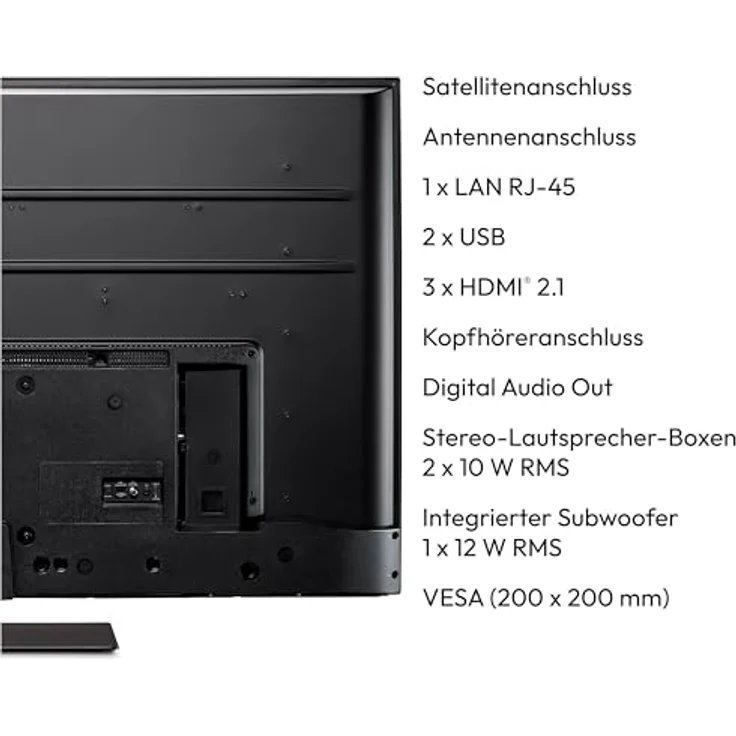 MEDION X15573 (MD 30923) 138,8 cm (55 Zoll) Android TV, 4K, Dolby Vision HDR, Dolby Atmos, Netflix, Prime Video, Smart TV, PVR, schwarz – Bild 4