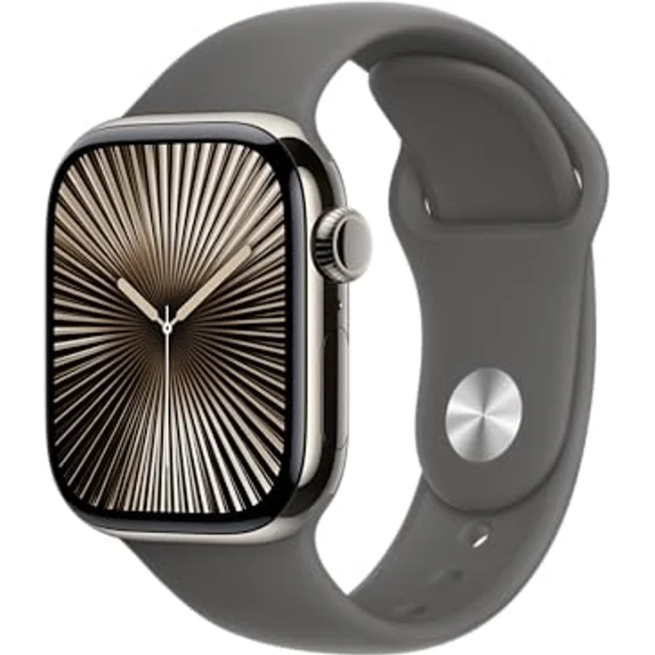 Apple Watch Band - Sportarmband 42 mm Steingrau - extrem strapazierfähig und komfortabel – Bild 2