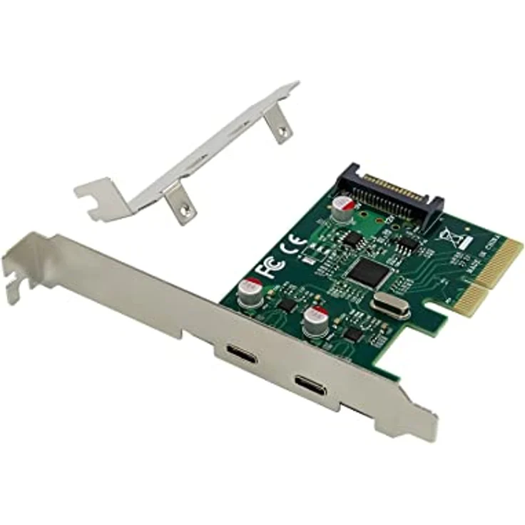 Conceptronic 2-Port USB 3.2 GEN 2 Type-C PCIE – Bild 1
