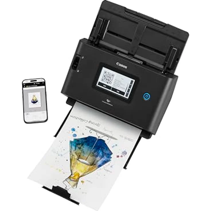 Canon Scanner imageFORMULA DR-S350NW, Duplex-Funktion, Drahtlose Schnittstellen, Farb-Touchscreen – Bild 5