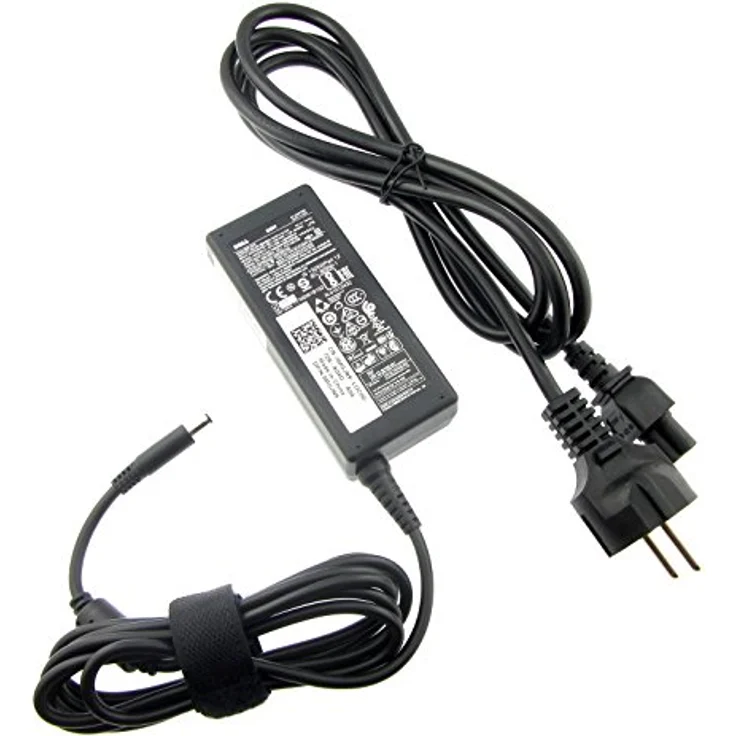 Dell MGJN9 AC Adapter 65W, Notebook Netzteil für kompatible Laptops, Schwarz – Bild 1