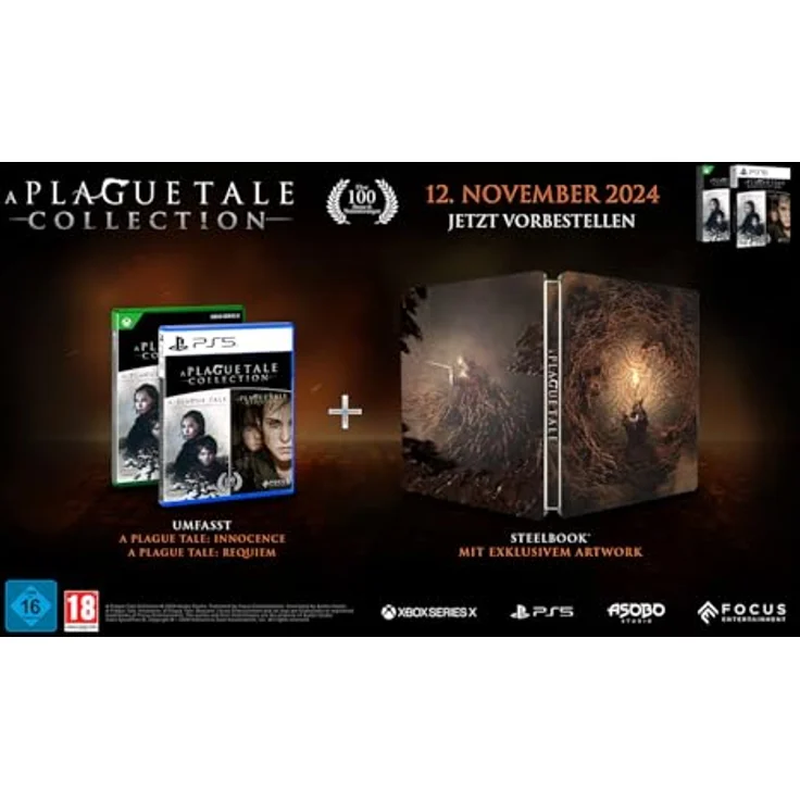 Focus Home Interactive A Plague Tale Collection, PS5-Spiel mit Steelbook, inkl. A Plague Tale: Innocence & Requiem, DLC – Bild 2