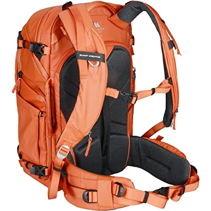 Summit Creative Tenzing Zip Top Backpack 25L, wasserabweisender Kamera-Rucksack mit seitlichem Zugriff und Laptopfach bis 13,3", orange – Bild 4