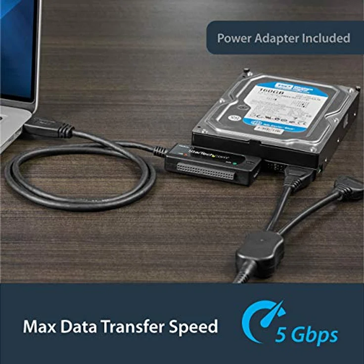 StarTech.com USB 3.0 auf SATA - IDE Festplatten Adapter- Konverter - USB zu SSD HDD Adapter Kit – Bild 5